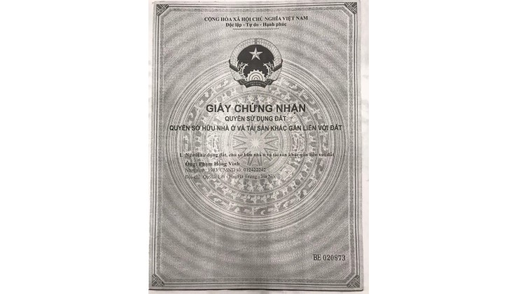 Khách hàng cần bán gấp lô đất để đi định cư nước ngoài. BĐS toạ lạc tại Xóm Trong, Xã Uy Nỗ, Huyện Đông Anh, Tp. Hà Nội.